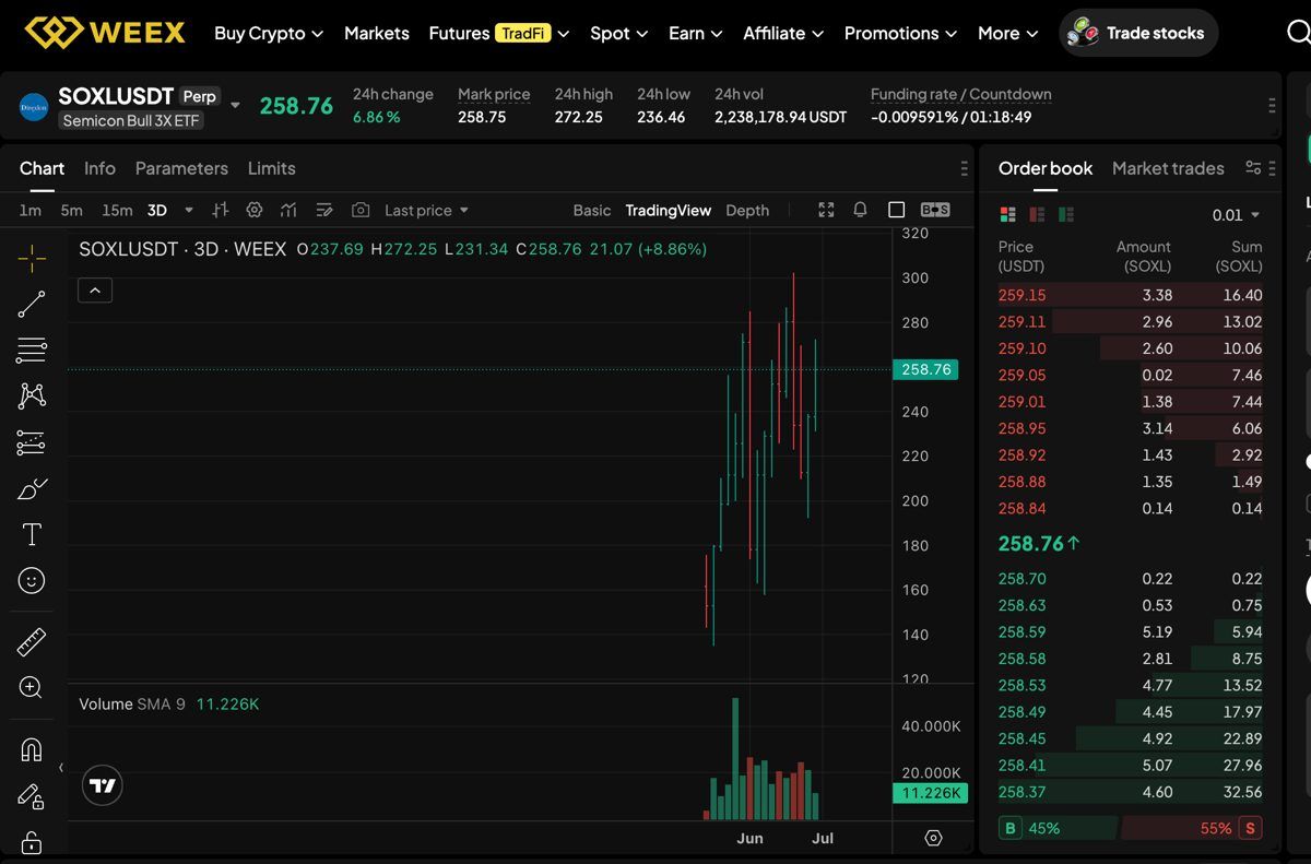 SOXL Price Today: Can Semiconductor Bull 3X ETF Hold 50 After 6.86% Rally?